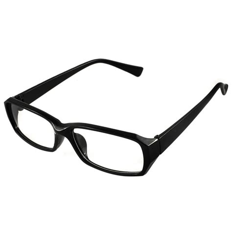 unisex rectangle framed glasses